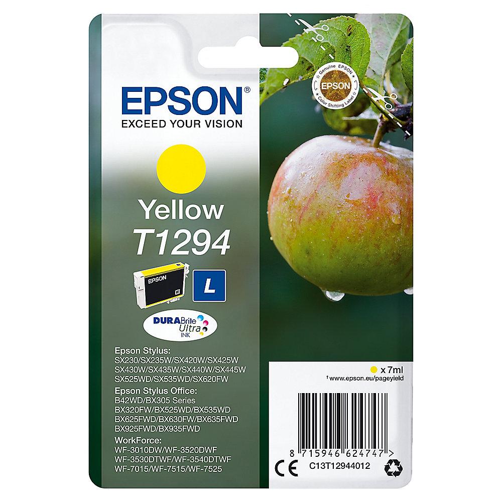Epson C13T12944012 Druckerpatrone T1294 gelb