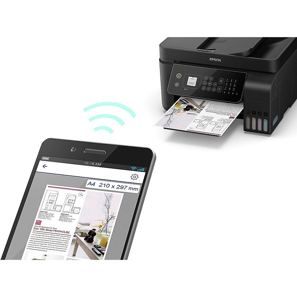 EPSON EcoTank ET-4700 Multifunktionsdrucker Scanner Kopierer Fax LAN WLAN