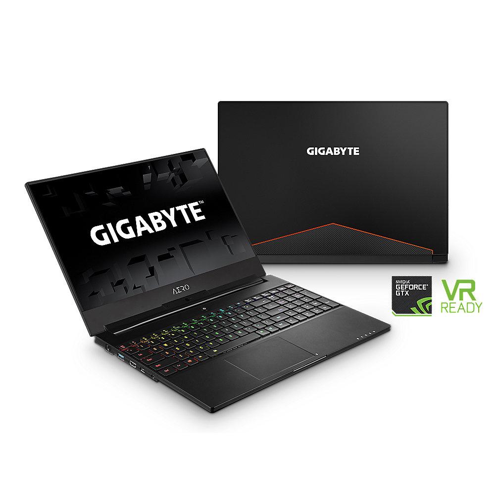 Gigabyte Aero 15Wv8-DE025PB 15,6"FHD i7-8750H 16GB/512GB SSD GTX 1060 Win10Pro