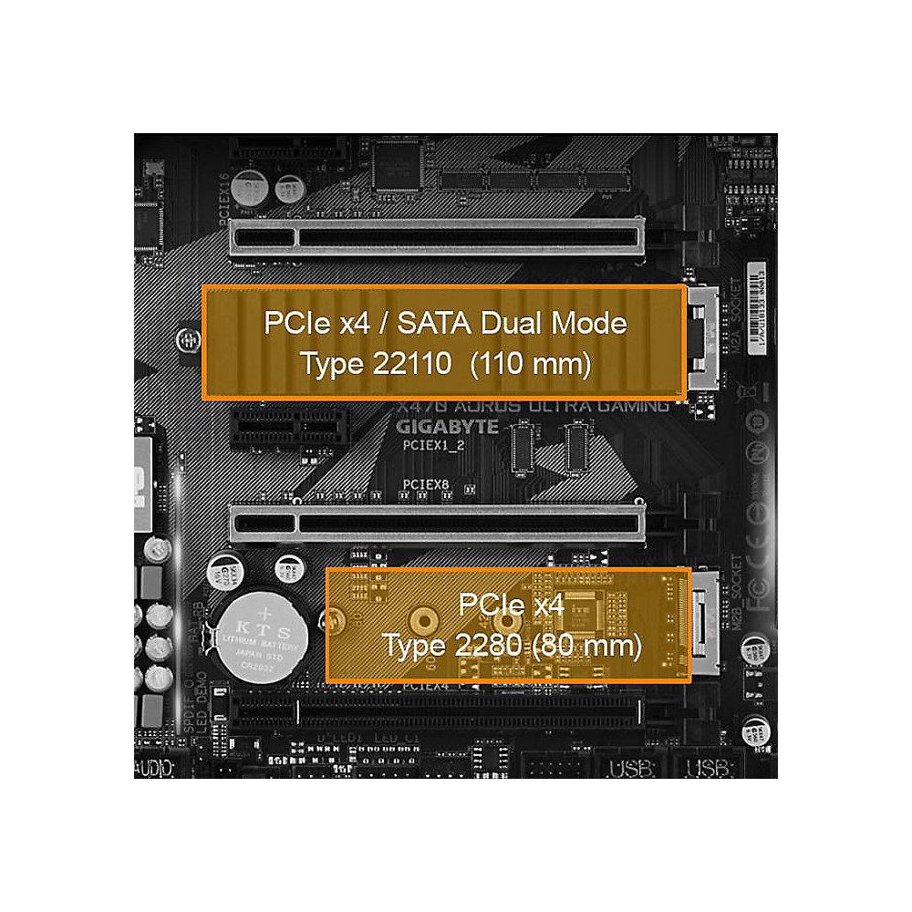 Gigabyte AORUS X470 Ultra Gaming ATX Mainboard Sockel AM4 USB3.1(C)/2xM.2/HDMI, Gigabyte, AORUS, X470, Ultra, Gaming, ATX, Mainboard, Sockel, AM4, USB3.1, C, /2xM.2/HDMI