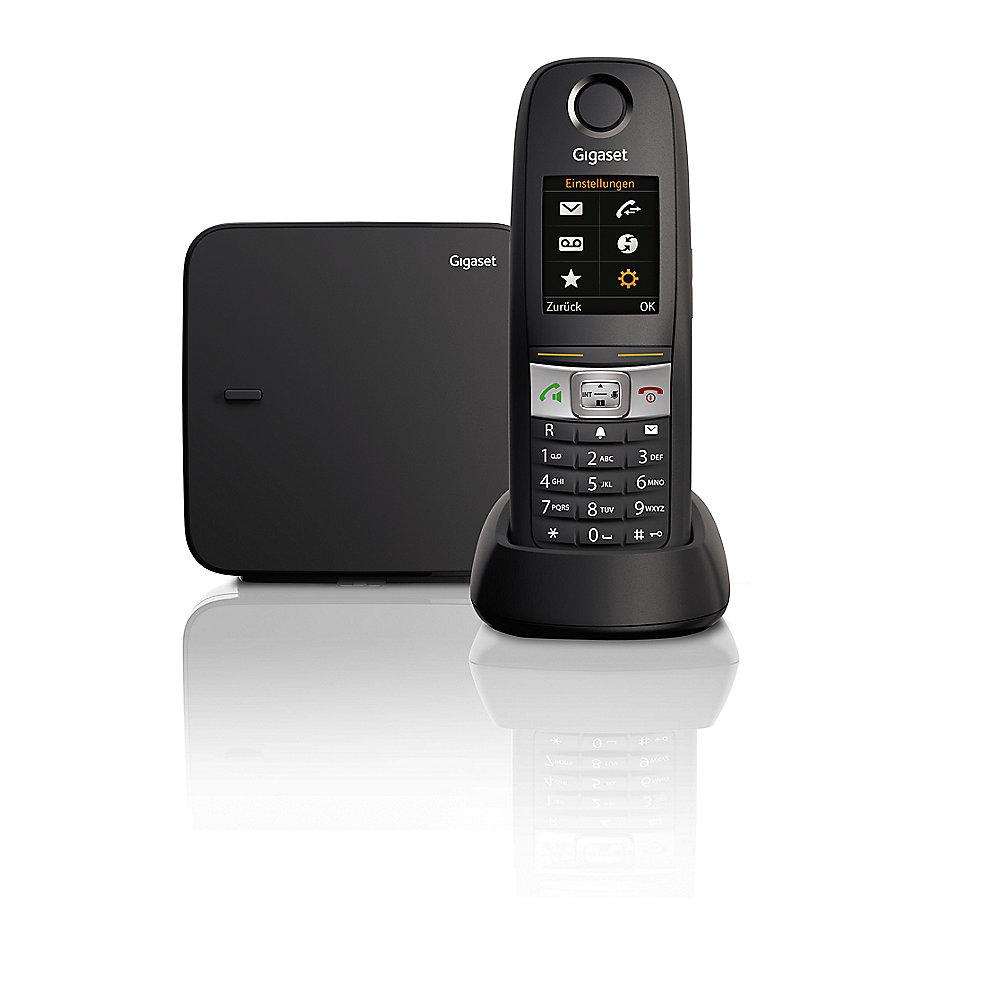 Gigaset E630 schnurloses Festnetztelefon (analog), schwarz, Gigaset, E630, schnurloses, Festnetztelefon, analog, schwarz