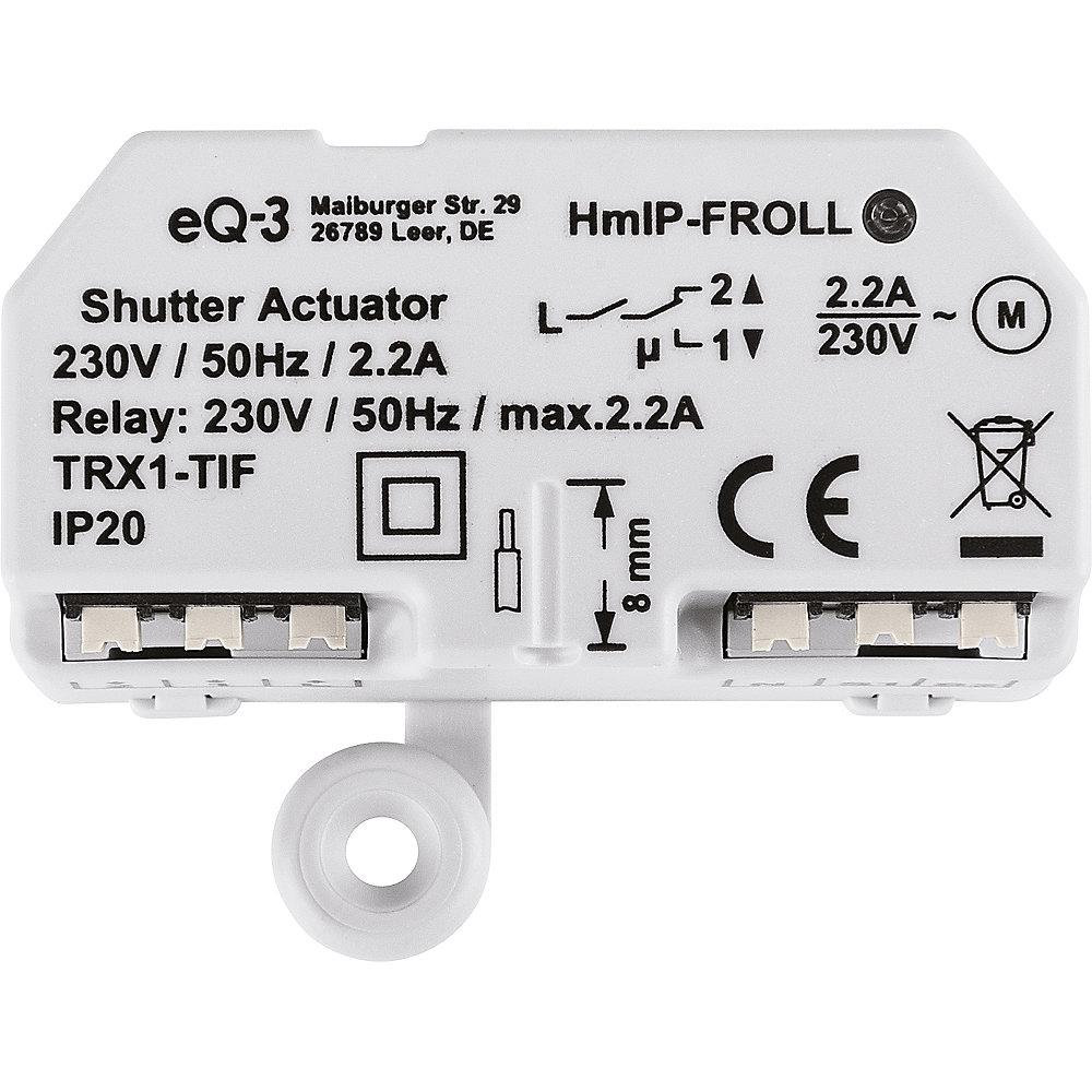 Homematic IP Rollladenaktor - Unterputz HmIP-FROLL, Homematic, IP, Rollladenaktor, Unterputz, HmIP-FROLL