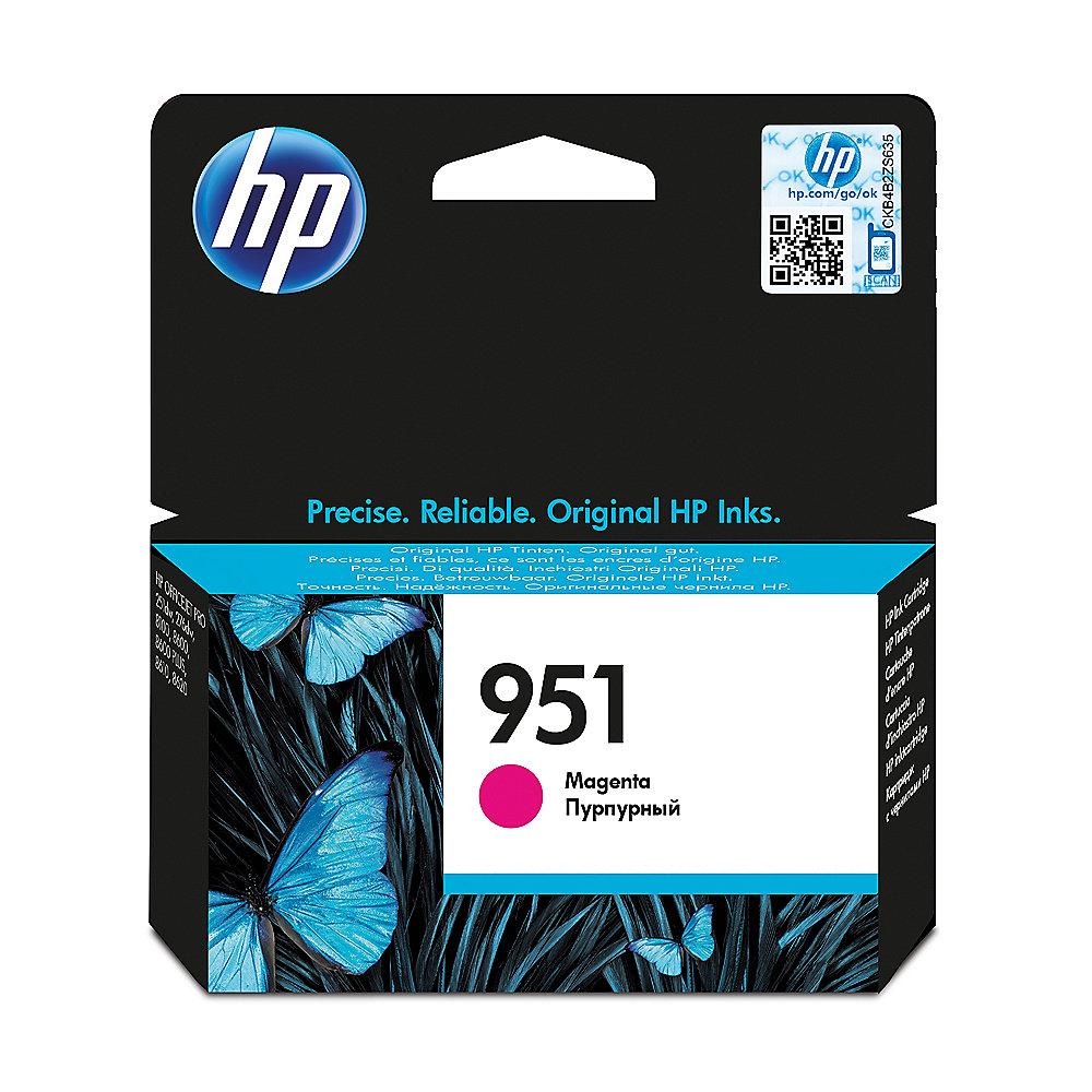 HP 951 Original Druckerpatrone magenta (CN051AE), HP, 951, Original, Druckerpatrone, magenta, CN051AE,