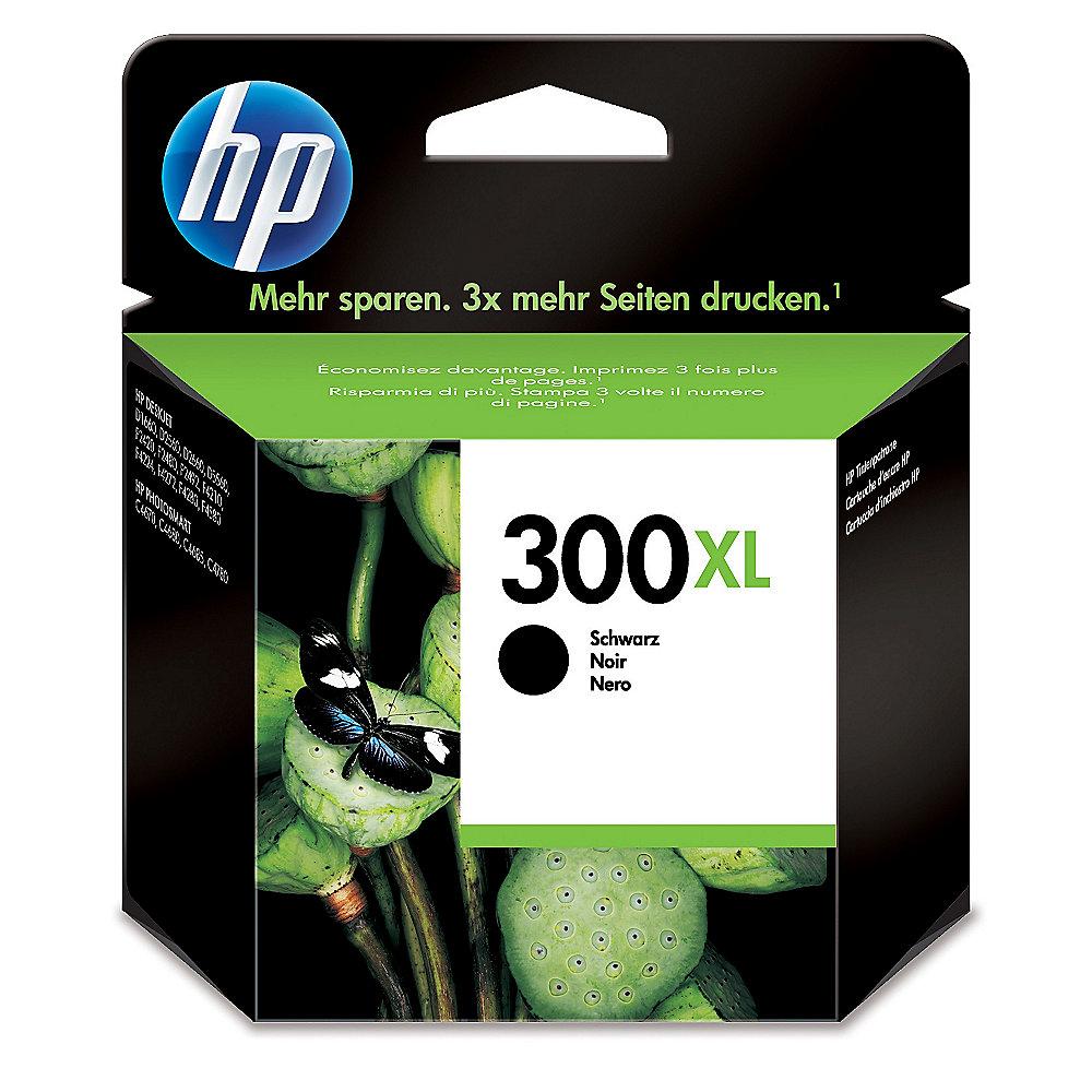 HP CC641EE Original Druckerpatrone 300XL schwarz mit hoher Kapazität