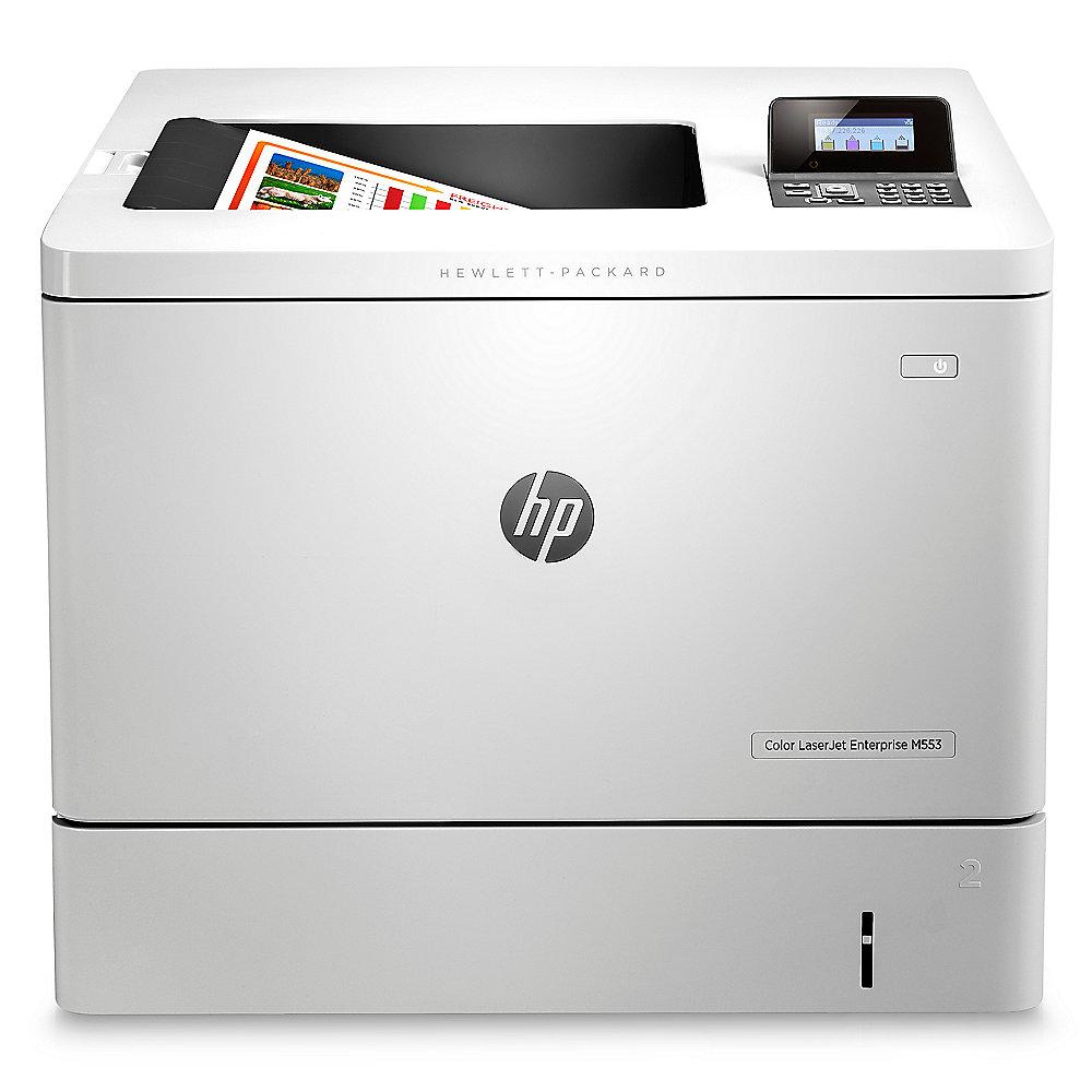 HP Color LaserJet Enterprise M553n Farblaserdrucker LAN