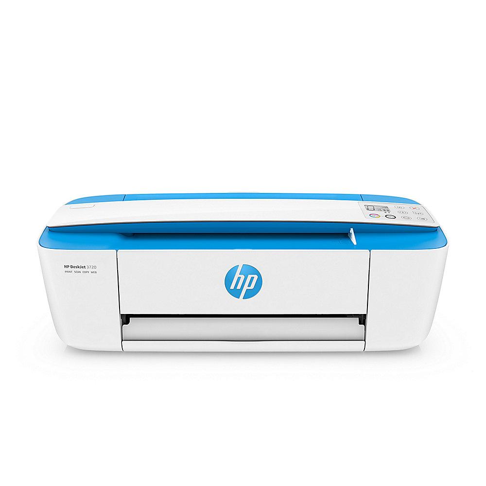 HP DeskJet 3720 blau Tintenstrahl-Multifunktionsdrucker Scanner Kopierer WLAN, HP, DeskJet, 3720, blau, Tintenstrahl-Multifunktionsdrucker, Scanner, Kopierer, WLAN