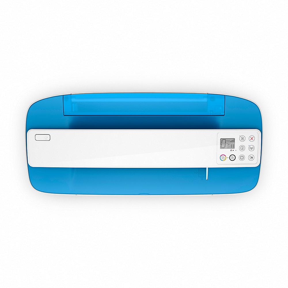 HP DeskJet 3720 blau Tintenstrahl-Multifunktionsdrucker Scanner Kopierer WLAN