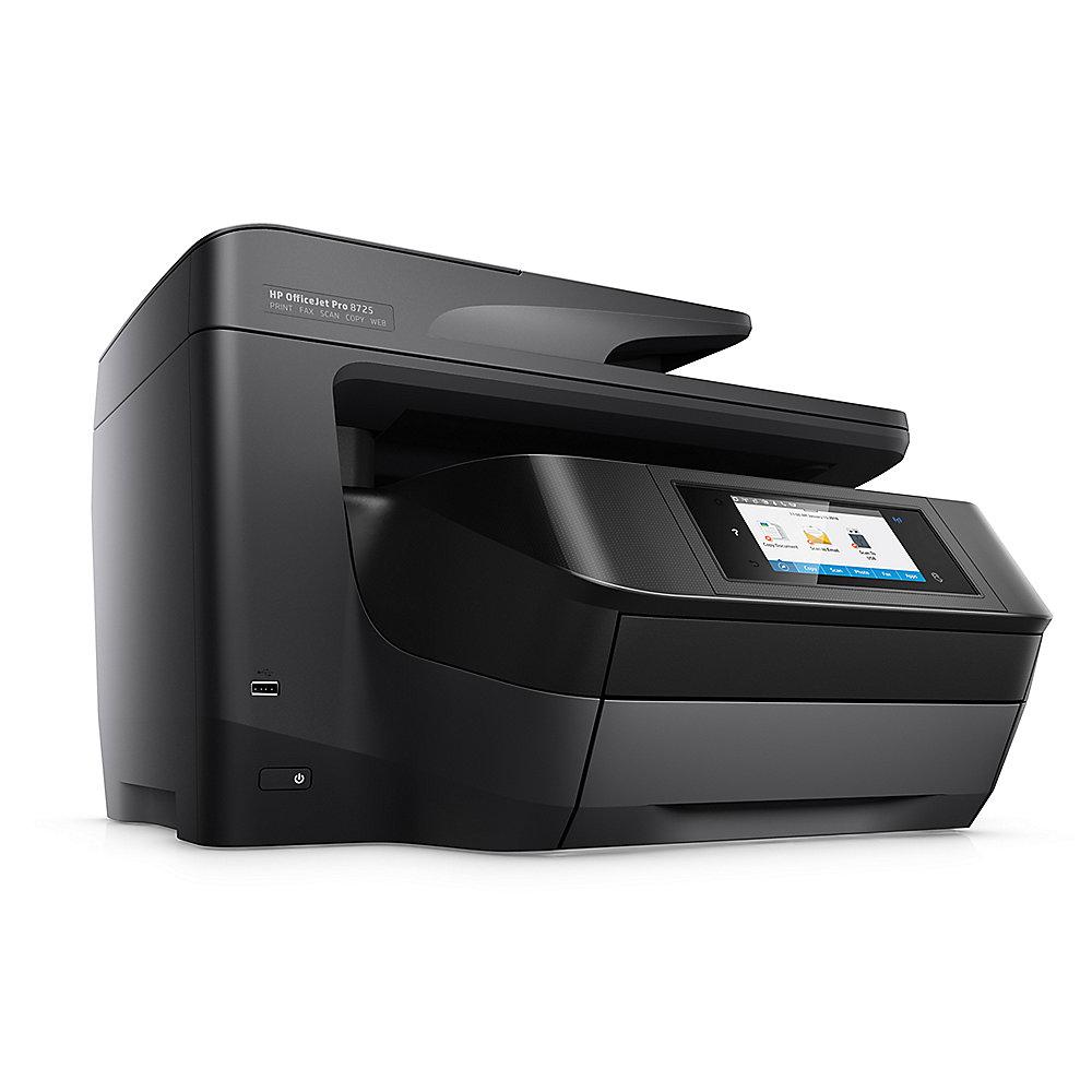 HP OfficeJet Pro 8725 Multifunktionsdrucker Scanner Kopierer Fax WLAN LAN, HP, OfficeJet, Pro, 8725, Multifunktionsdrucker, Scanner, Kopierer, Fax, WLAN, LAN