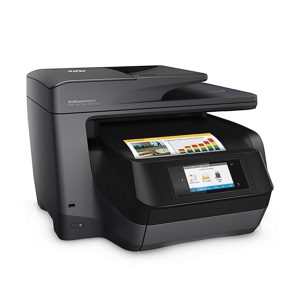 HP OfficeJet Pro 8725 Multifunktionsdrucker Scanner Kopierer Fax WLAN LAN