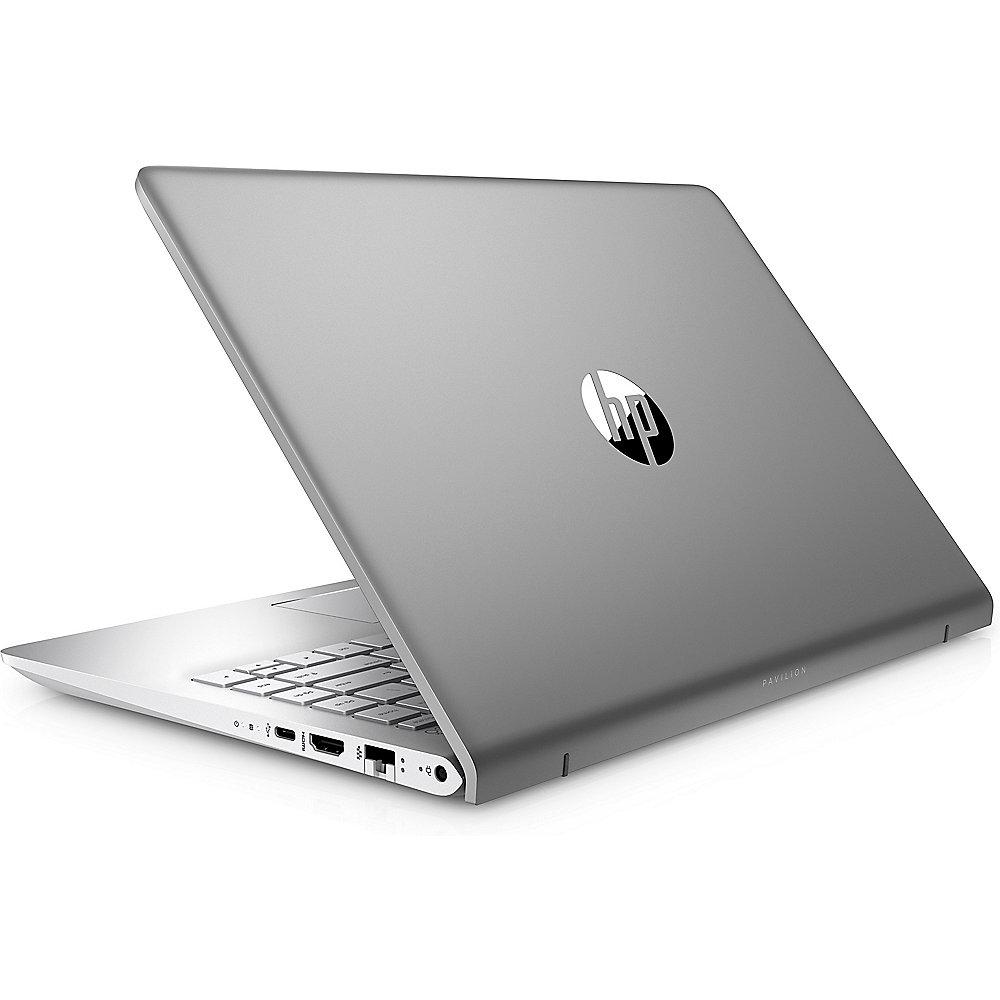 HP Pavilion 14-bf003ng Notebook silber i3-7100U SSD Full HD Windows 10