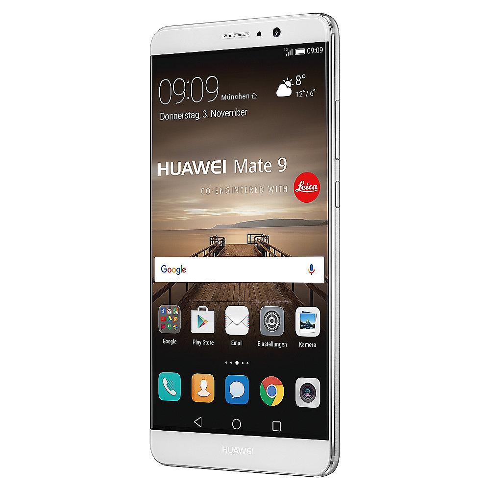 HUAWEI Mate 9 Dual-SIM silver Android 7.0 Smartphone mit Leica Dual-Kamera, *HUAWEI, Mate, 9, Dual-SIM, silver, Android, 7.0, Smartphone, Leica, Dual-Kamera