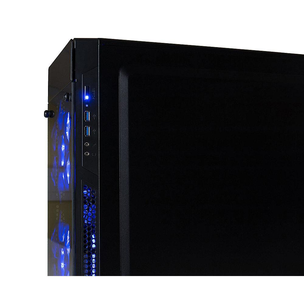 Hyrican Striker PC blue 5865 i3-8100 8GB 1TB 120GB SSD GTX 1050Ti W10, Hyrican, Striker, PC, blue, 5865, i3-8100, 8GB, 1TB, 120GB, SSD, GTX, 1050Ti, W10