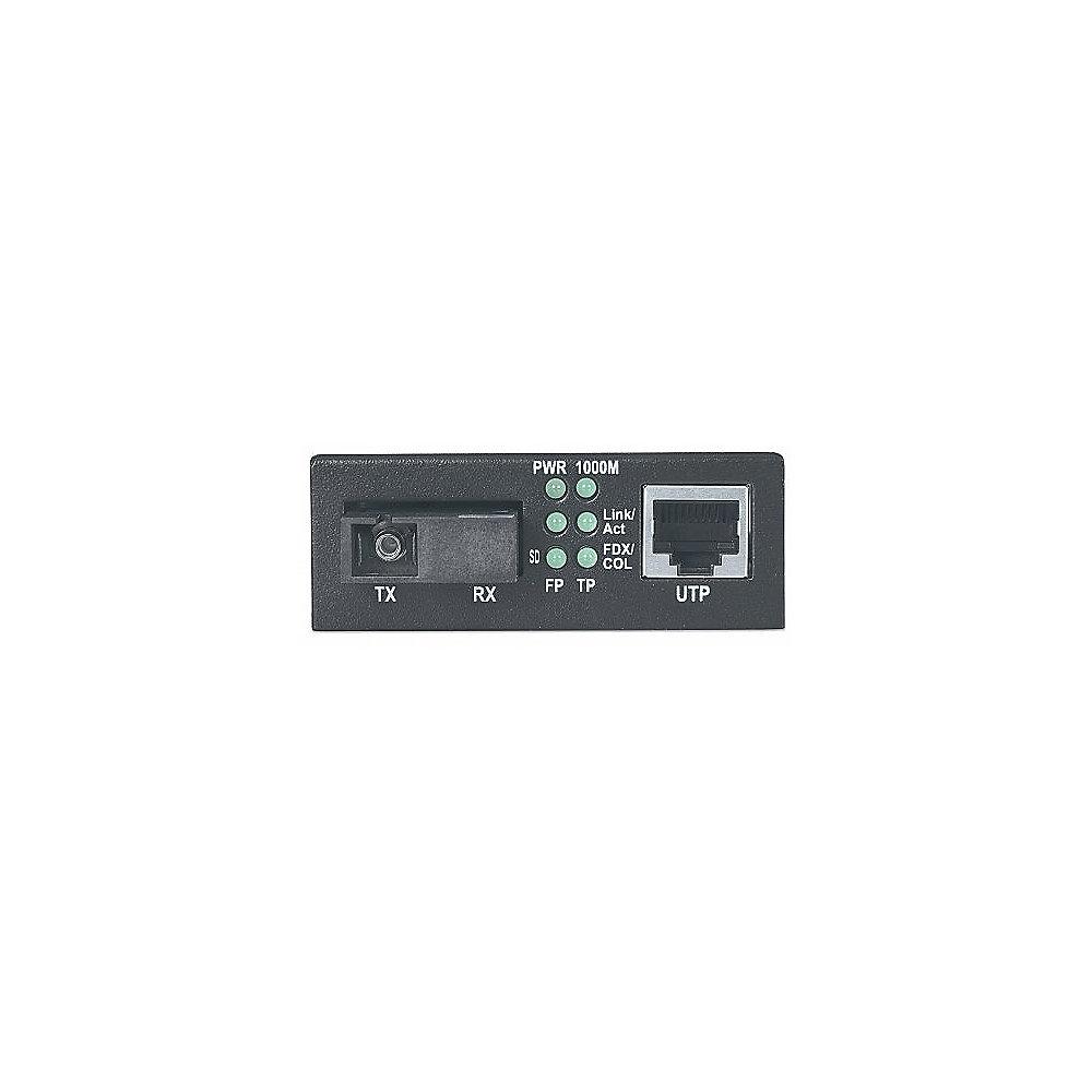 Intellinet Gb Ethernet WDM Medienkonverter SC Singlemode RX1550/TX1310 20km, Intellinet, Gb, Ethernet, WDM, Medienkonverter, SC, Singlemode, RX1550/TX1310, 20km