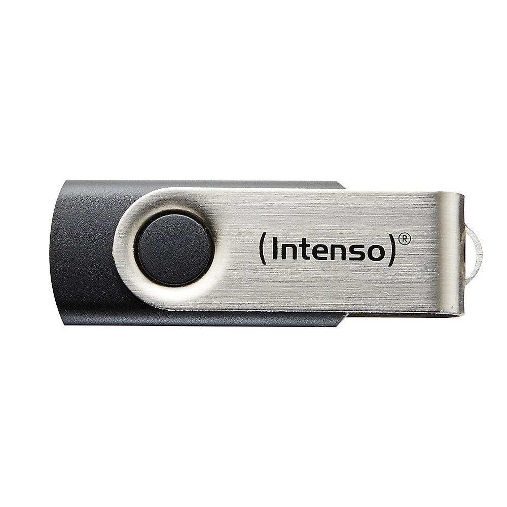 Intenso 32GB Basic Line USB 2.0 Stick schwarz-silber