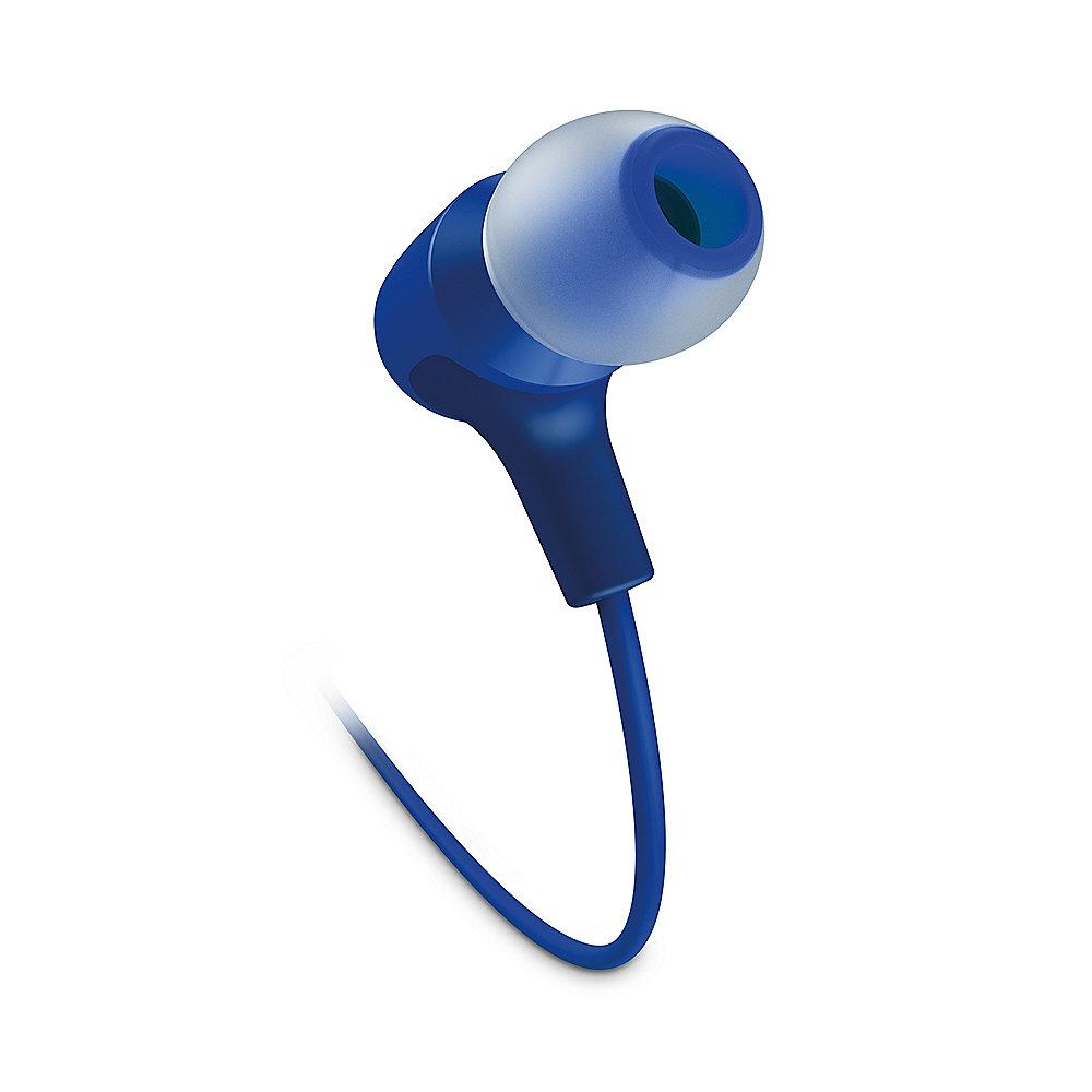 JBL E15 Blau - In Ear- Kopfhörer mit Mikrofon Kabelfernbedienung