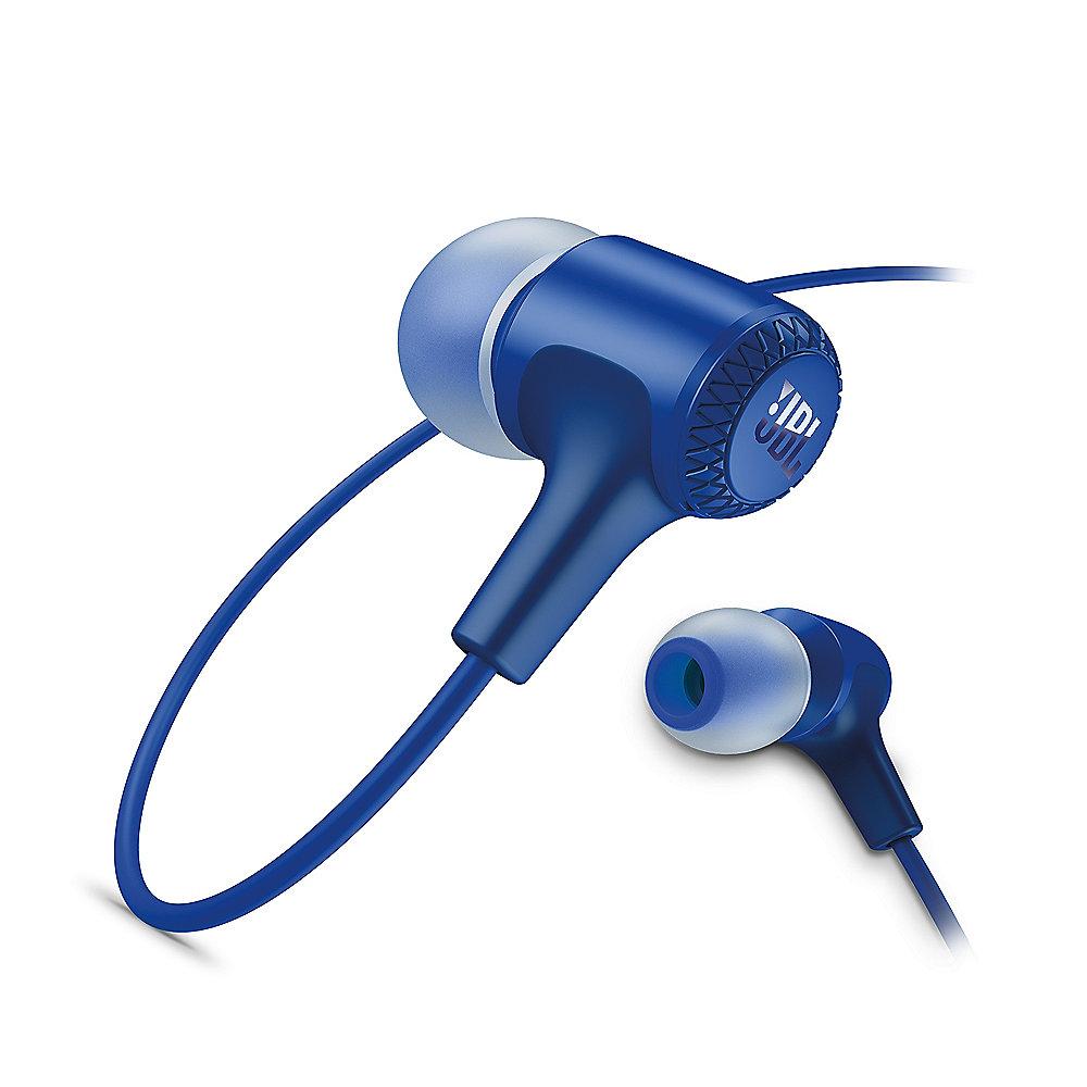 JBL E15 Blau - In Ear- Kopfhörer mit Mikrofon Kabelfernbedienung