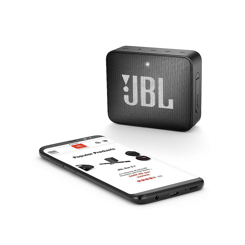 JBL GO2 Schwarz Ultraportabler Bluetooth Lautsprecher wasserdicht, JBL, GO2, Schwarz, Ultraportabler, Bluetooth, Lautsprecher, wasserdicht