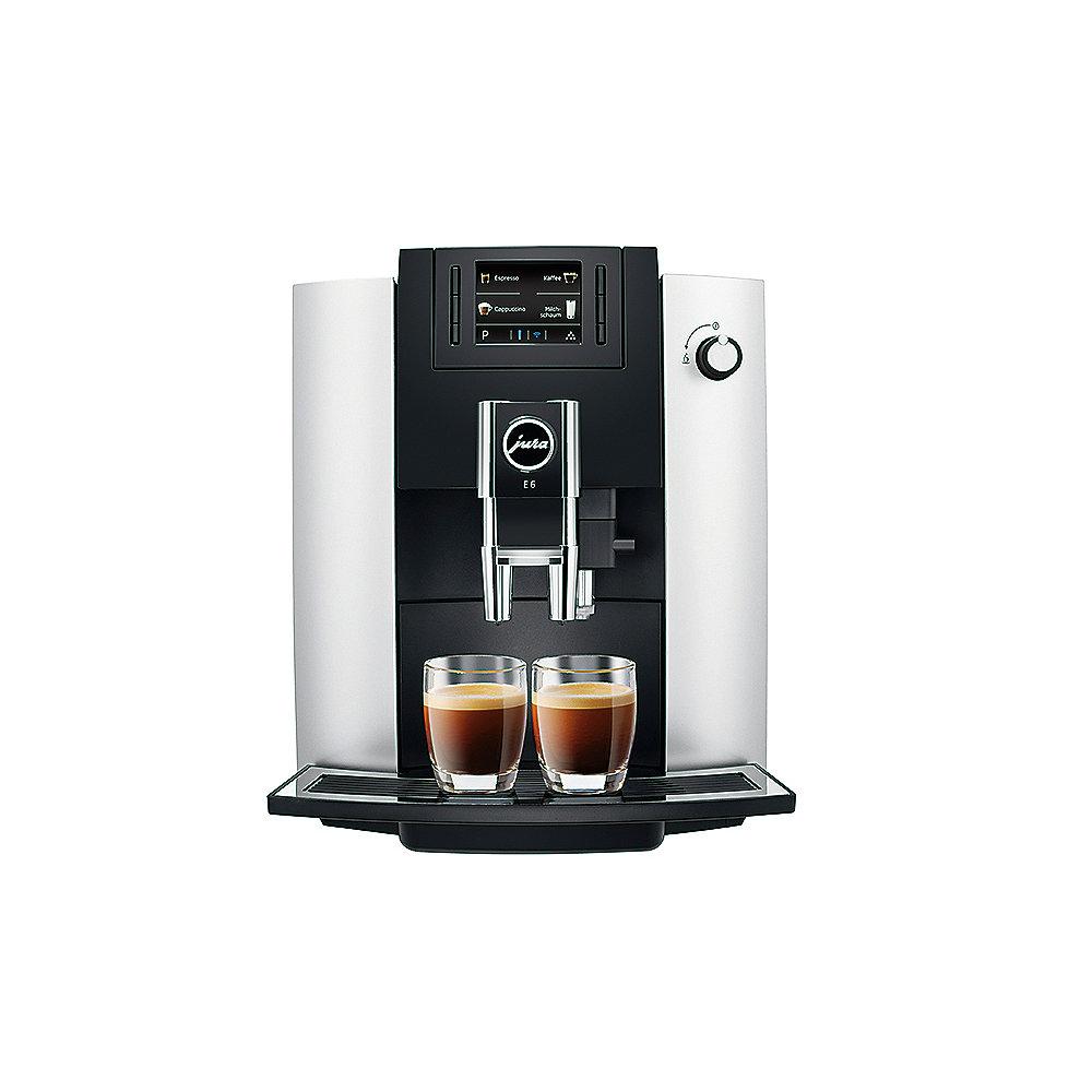 JURA E6 Platin Kaffeevollautomat, JURA, E6, Platin, Kaffeevollautomat