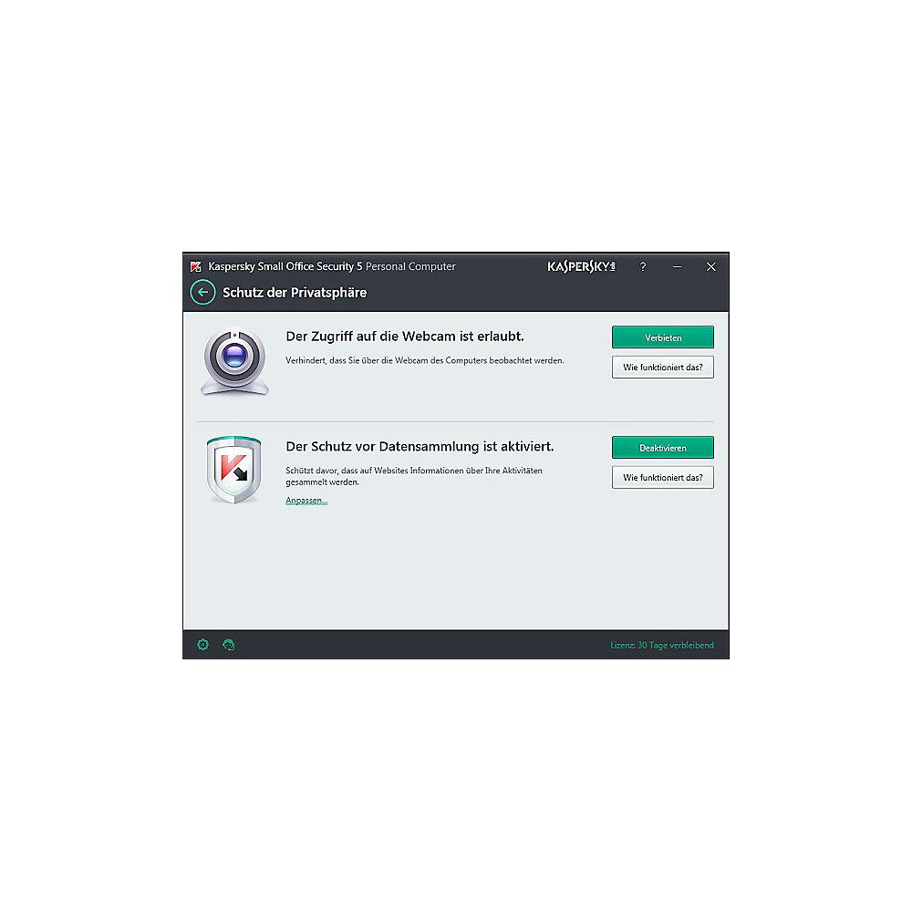 Kaspersky Small Office Security V5.0 Renewal Lizenz 10-14User 3 Jahre