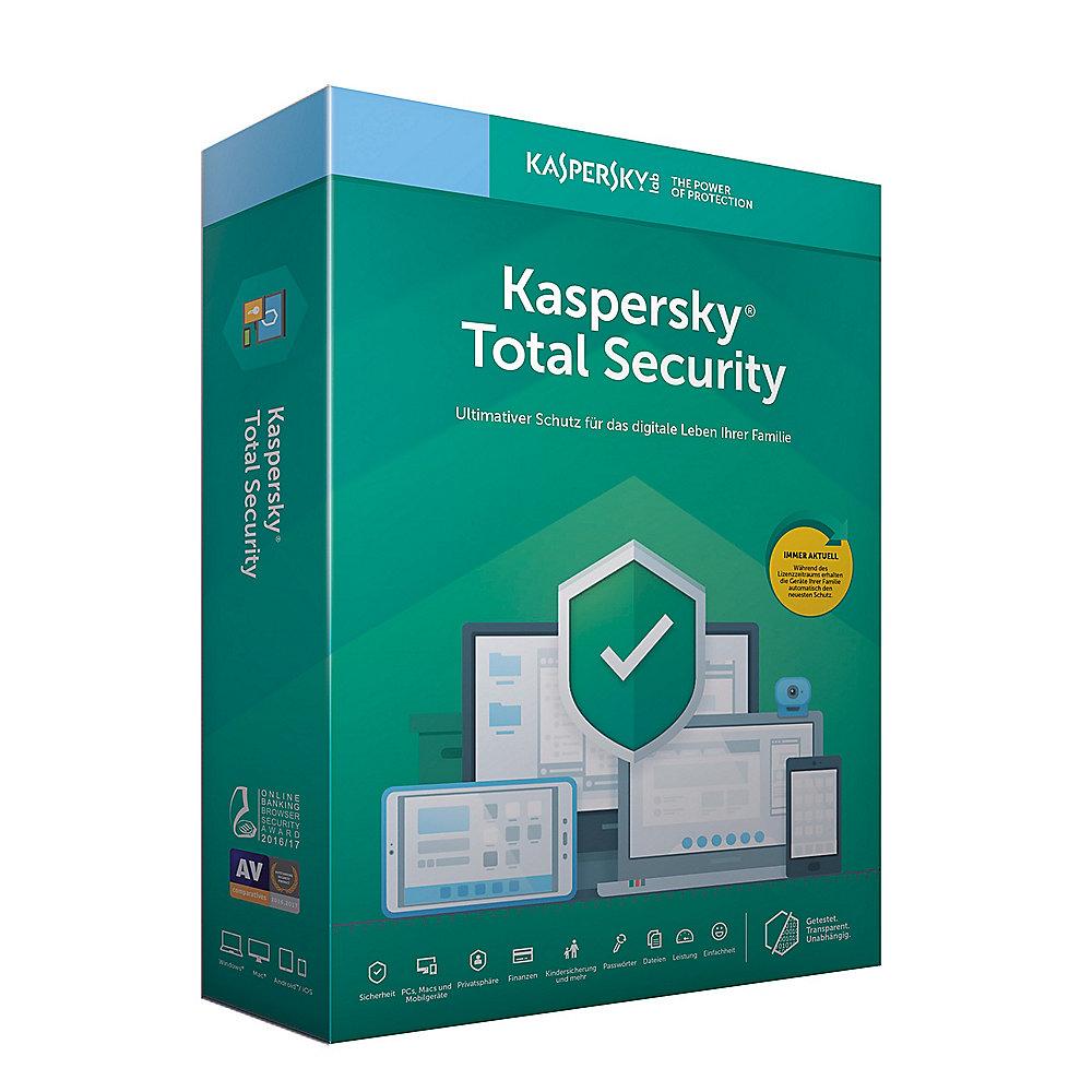 Kaspersky Total Security 3Geräte 1Jahr Minibox, Kaspersky, Total, Security, 3Geräte, 1Jahr, Minibox