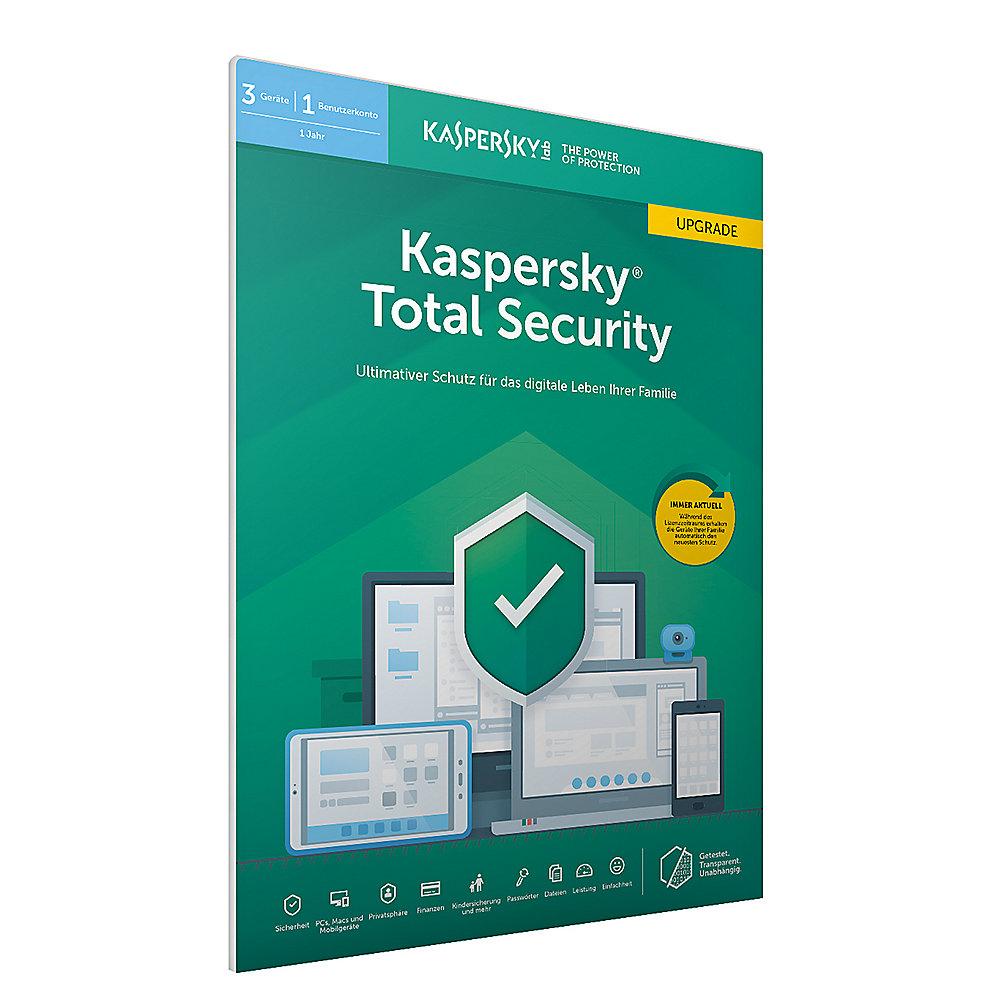 Kaspersky Total Security Upgrade 3Geräte 1Jahr FFP / Produkt Key, Kaspersky, Total, Security, Upgrade, 3Geräte, 1Jahr, FFP, /, Produkt, Key