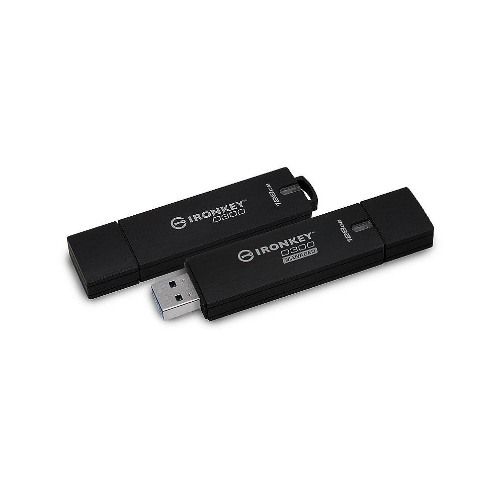 Kingston 128GB IronKey D300 USB3.0 Standard Stick, Kingston, 128GB, IronKey, D300, USB3.0, Standard, Stick