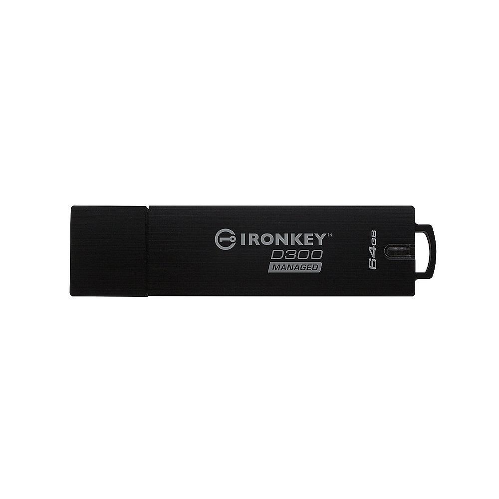 Kingston 64GB IronKey D300 USB3.0 Managed Stick