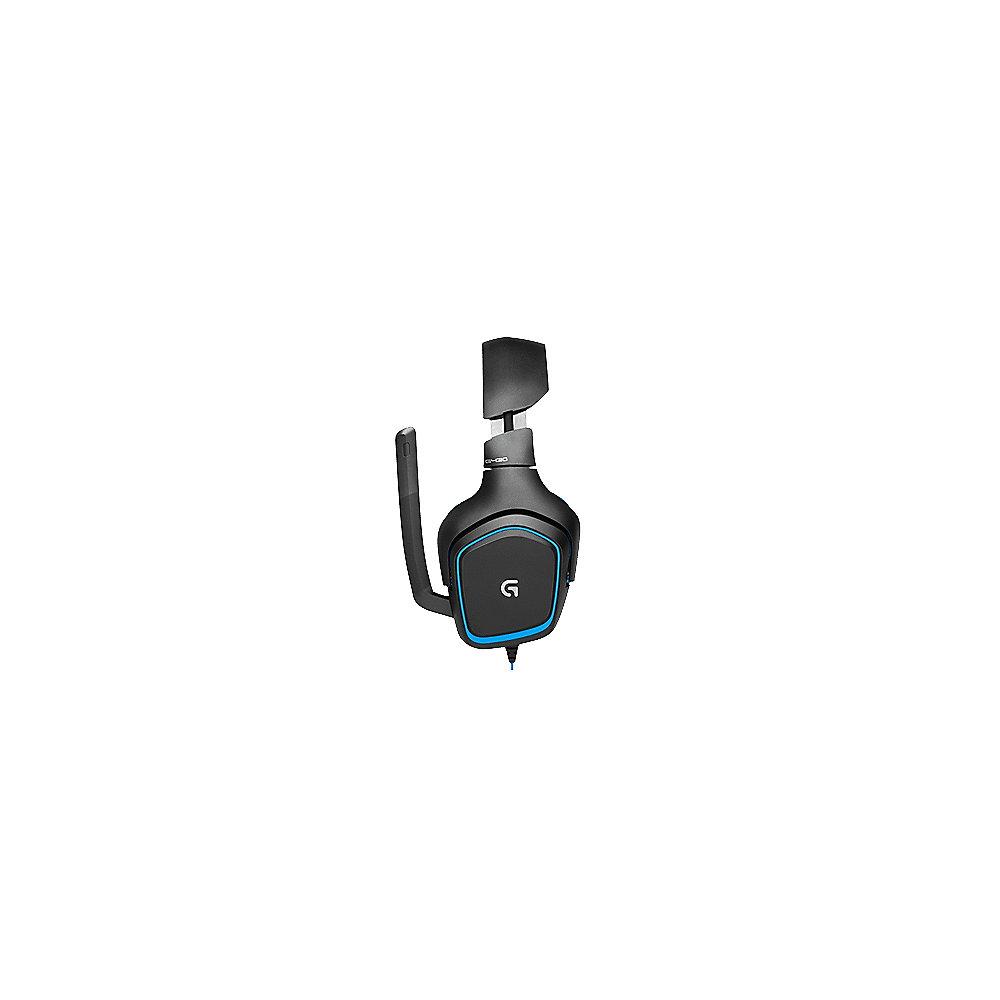 Logitech G430 Surround Sound Gaming Headset Blau 981-000537