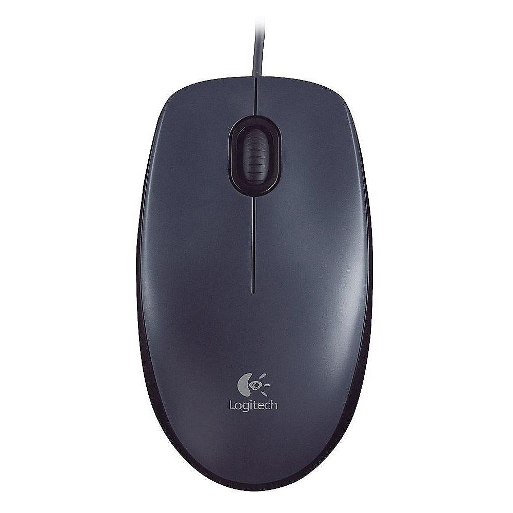 Logitech M90 Kabelgebundene Maus Schwarz 910-001794