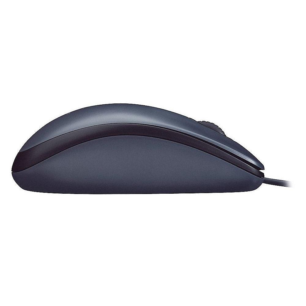 Logitech M90 Kabelgebundene Maus Schwarz 910-001794