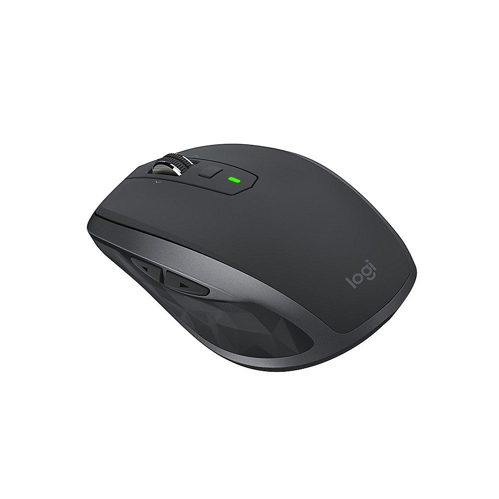 Logitech MX Anywhere 2S Kabellose mobile Maus Bluetooth/Flow Grafit 910-005153