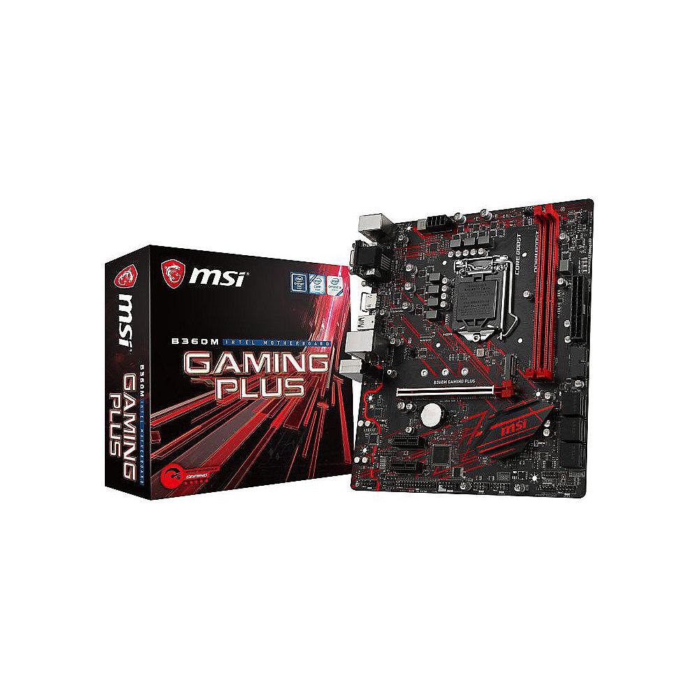 MSI B360M Gaming Plus mATX Mainboard Sockel 1151 (Coffee Lake)