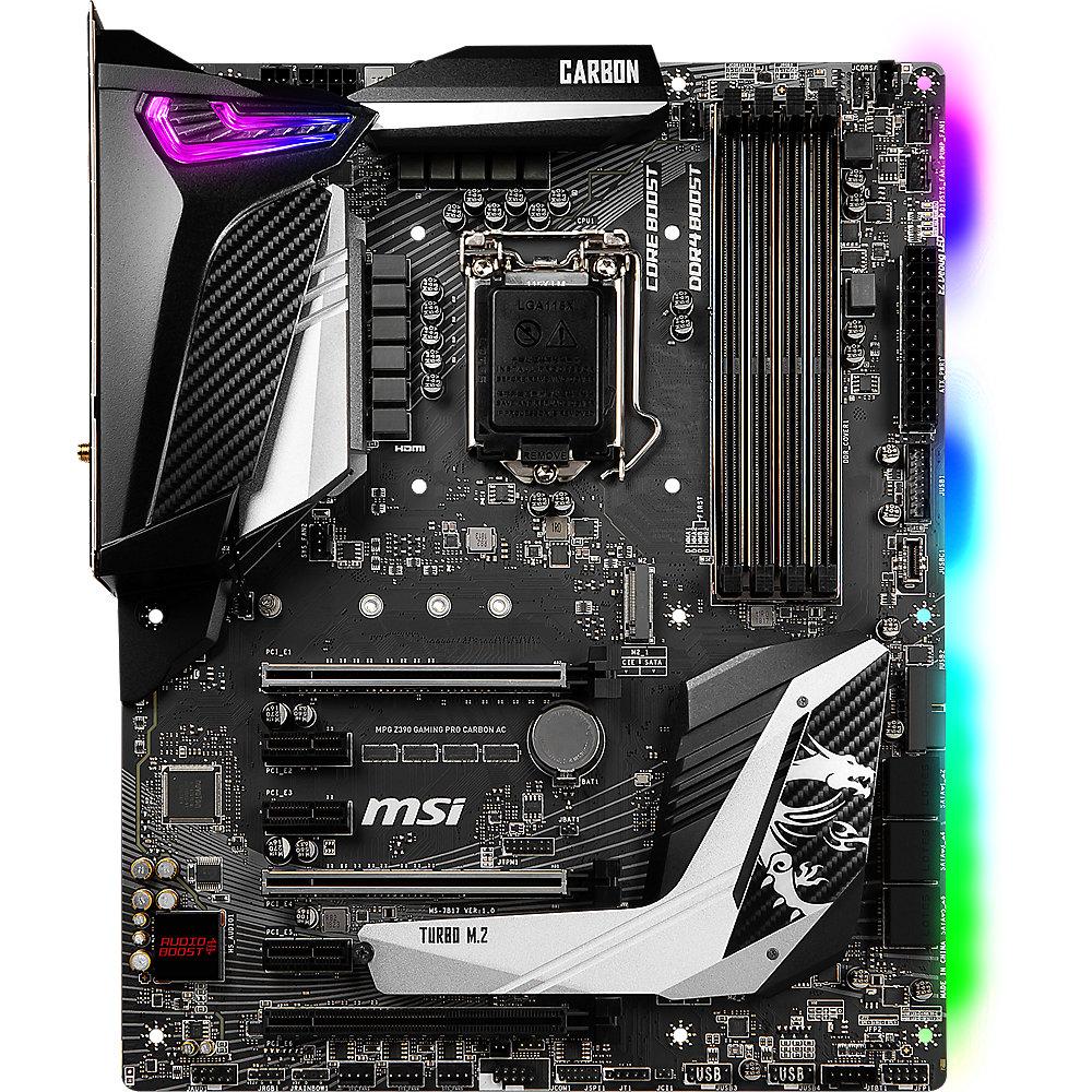 MSI MPG Z390 Gaming Pro Carbon AC ATX Mainboard Sockel 1151