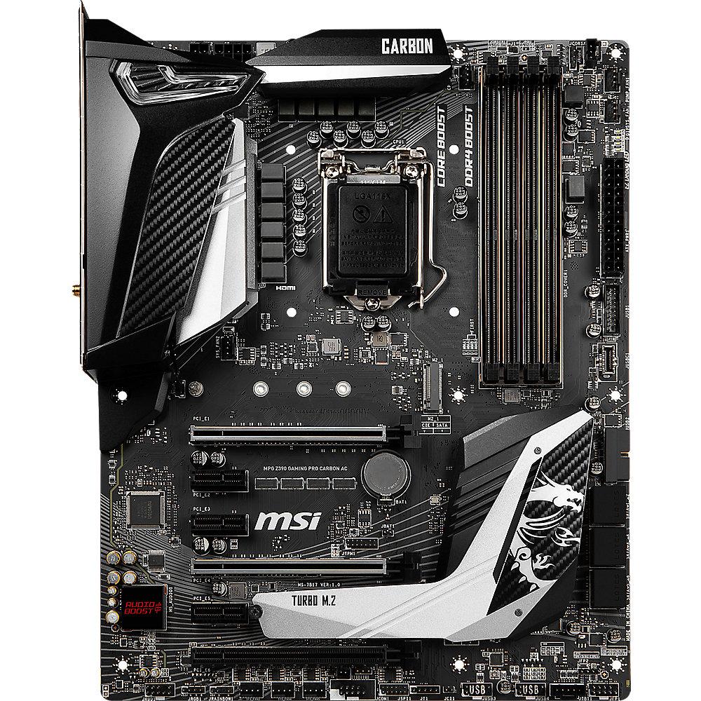 MSI MPG Z390 Gaming Pro Carbon AC ATX Mainboard Sockel 1151