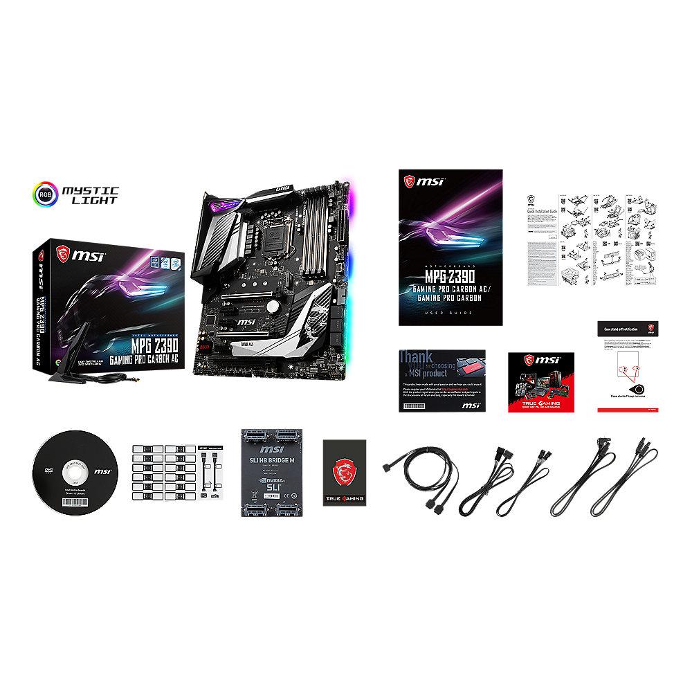 MSI MPG Z390 Gaming Pro Carbon AC ATX Mainboard Sockel 1151