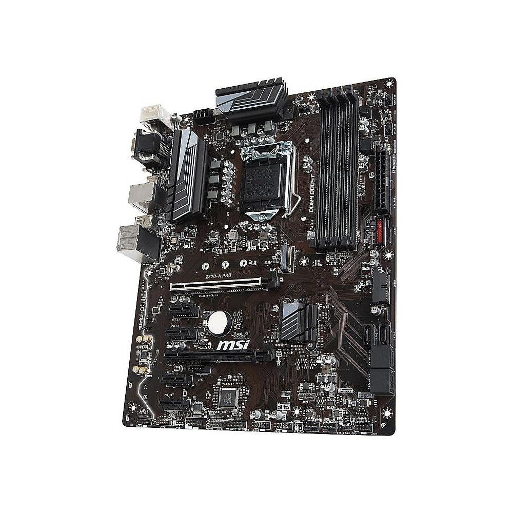 MSI Z370-A Pro ATX Mainboard Sockel 1151 (Coffee Lake), MSI, Z370-A, Pro, ATX, Mainboard, Sockel, 1151, Coffee, Lake,