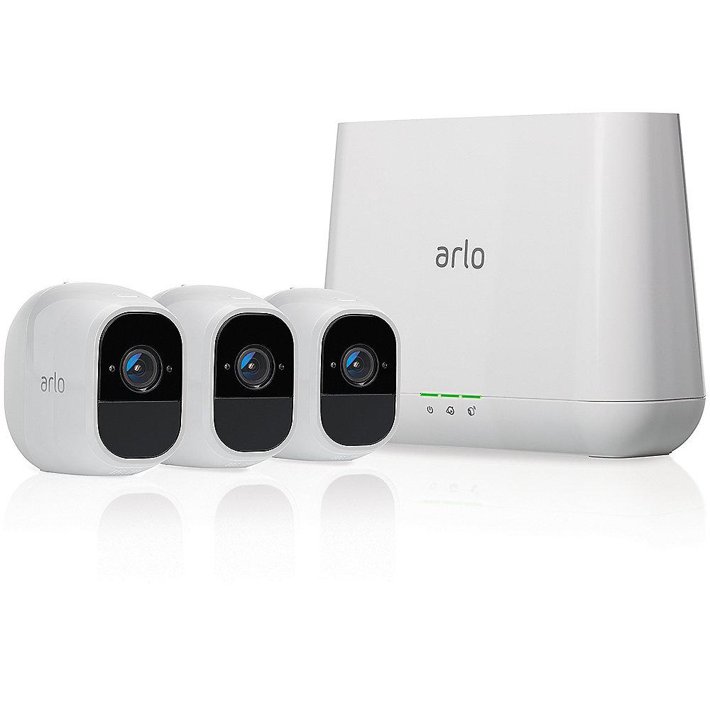 Netgear Arlo Pro 2 VMS4330P Sicherheitssystem 3x HD Kamera & Basisstation Sirene