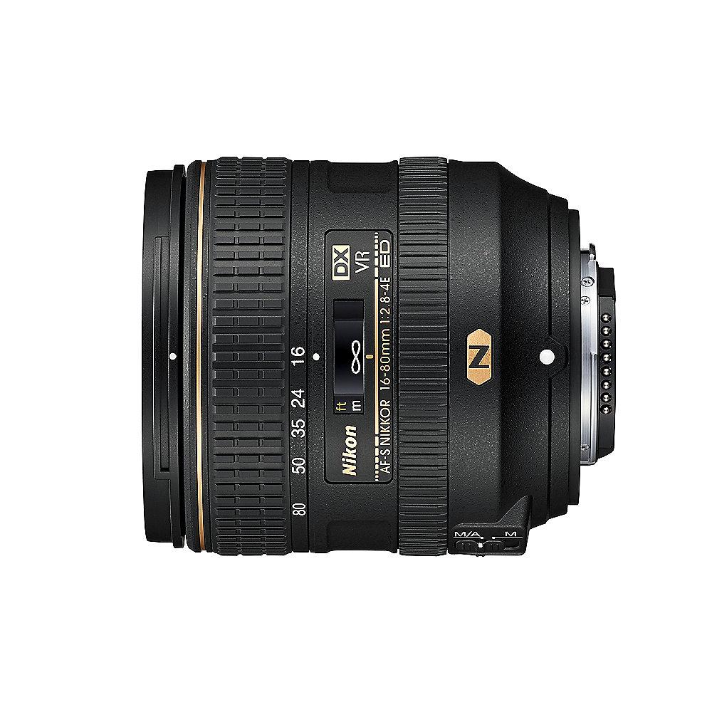 Nikon AF-S DX NIKKOR 16-80 mm f/2.8-4E ED VR Zoom Objektiv Objektiv