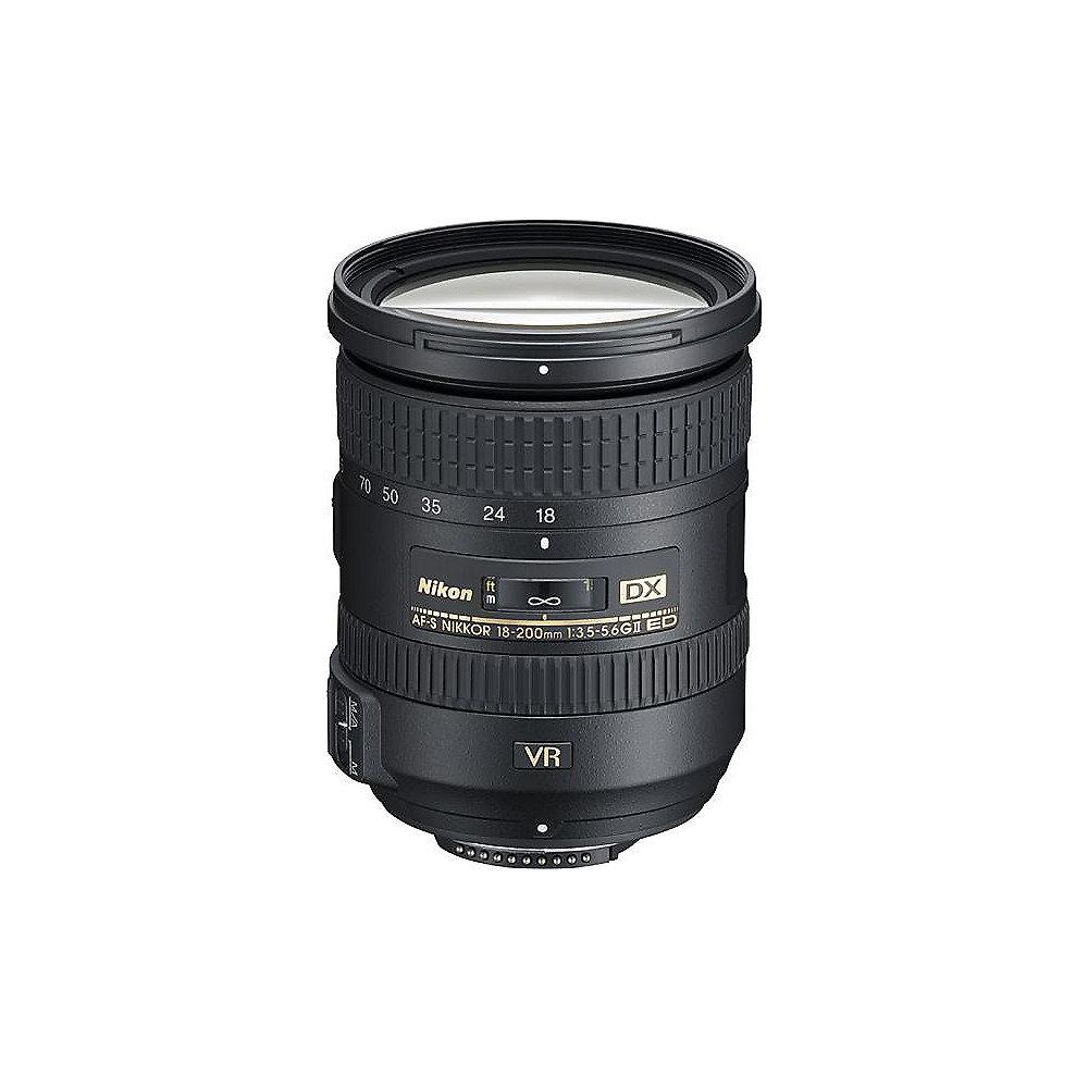 Nikon AF-S DX Nikkor 18-200mm f/3.5-5.6 G ED VR II Reise Zoom Objektiv, Nikon, AF-S, DX, Nikkor, 18-200mm, f/3.5-5.6, G, ED, VR, II, Reise, Zoom, Objektiv