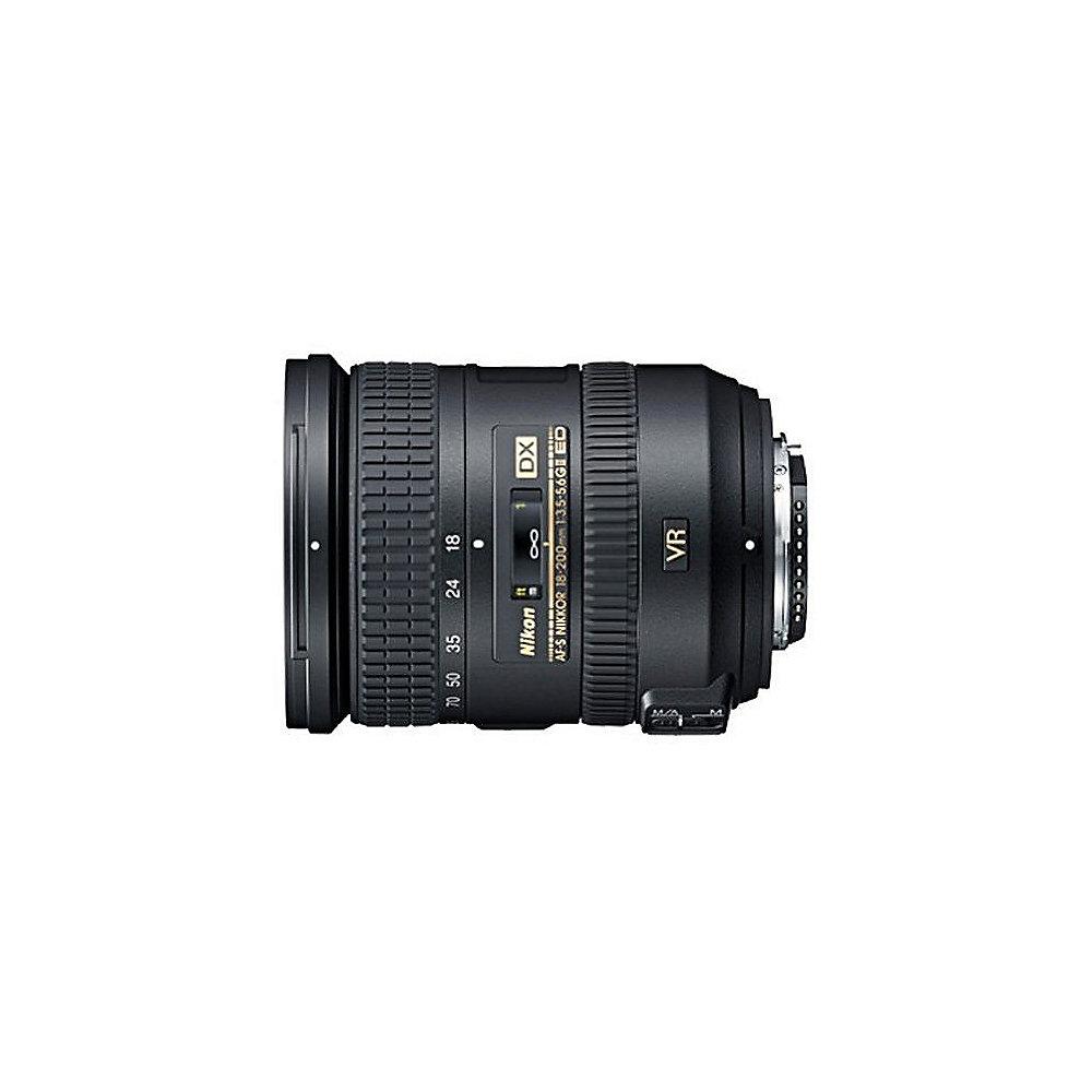 Nikon AF-S DX Nikkor 18-200mm f/3.5-5.6 G ED VR II Reise Zoom Objektiv, Nikon, AF-S, DX, Nikkor, 18-200mm, f/3.5-5.6, G, ED, VR, II, Reise, Zoom, Objektiv