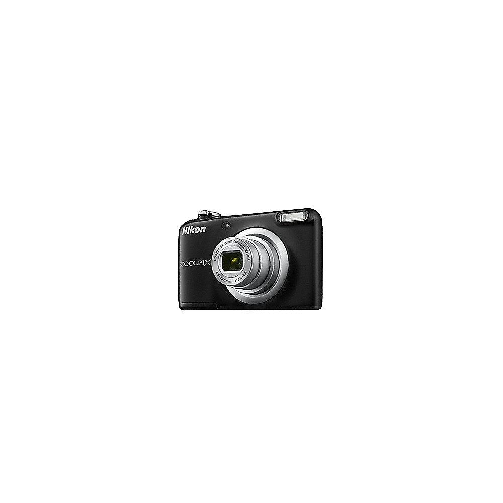 Nikon COOLPIX A10 Digitalkamera Kit schwarz   Tasche