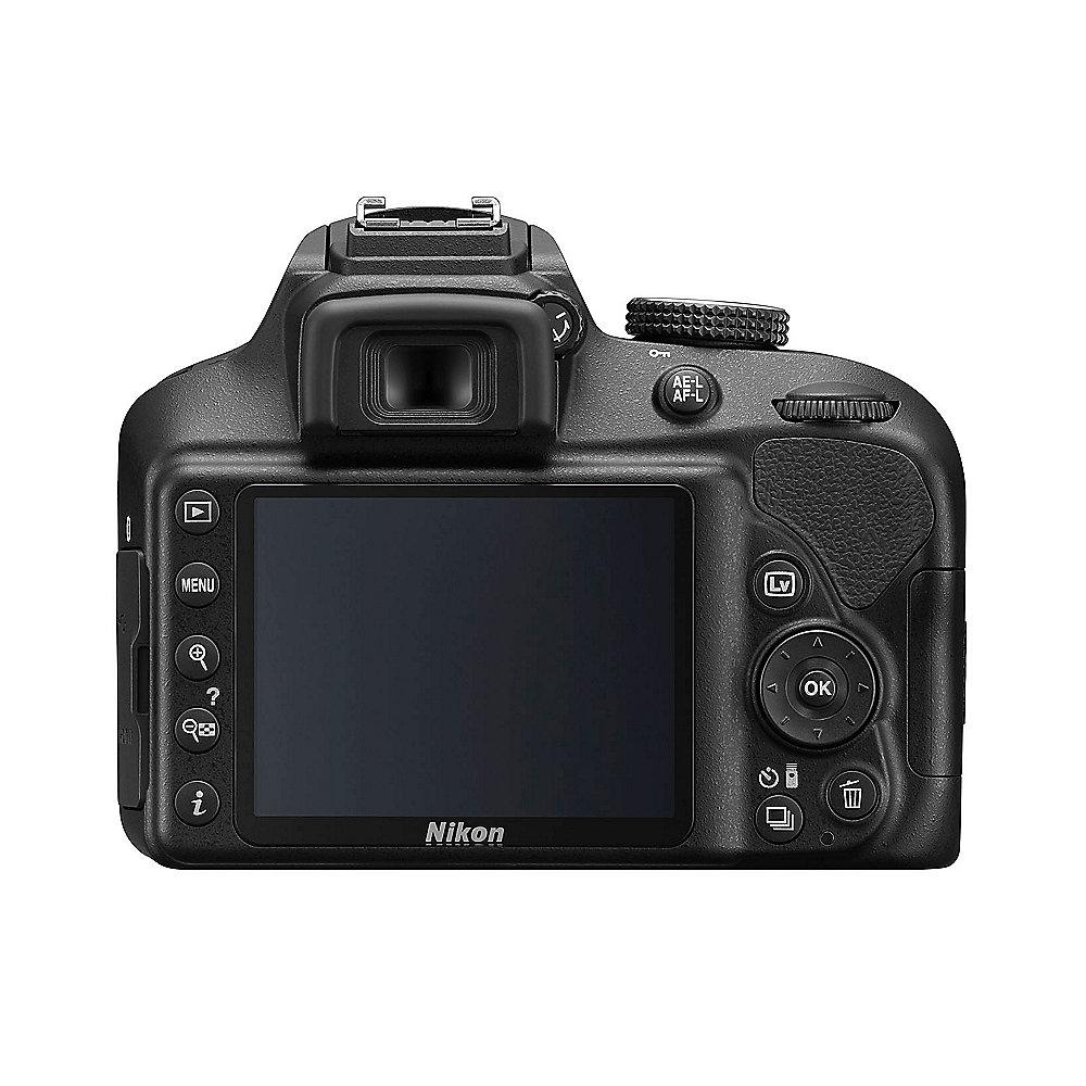 Nikon D3400 Kit AF-P DX 18-55mm G VR Spiegelreflexkamera schwarz, *Nikon, D3400, Kit, AF-P, DX, 18-55mm, G, VR, Spiegelreflexkamera, schwarz