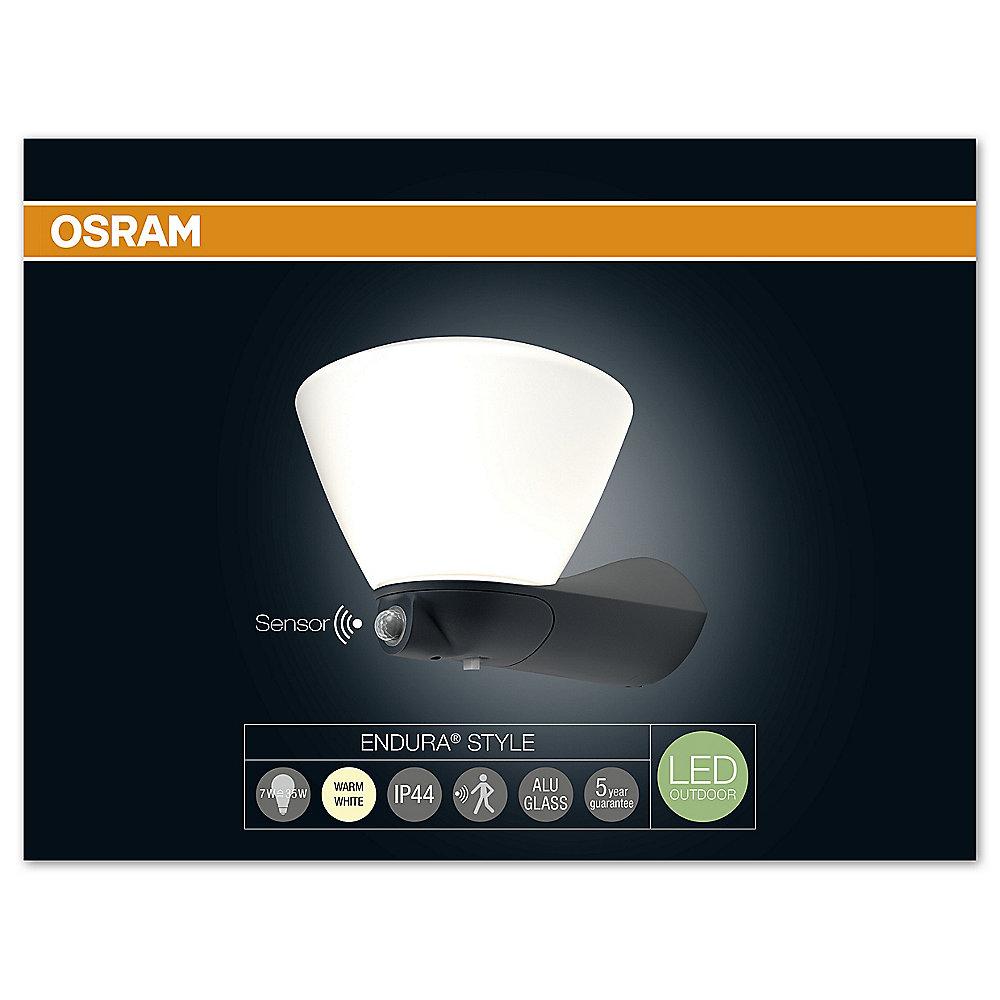 Osram Endura Style LED-Außenwandleuchte mit Bewegungssensor grau, Osram, Endura, Style, LED-Außenwandleuchte, Bewegungssensor, grau