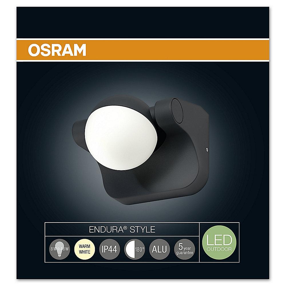Osram Endura Style Sphere LED-Außenwandleuchte grau