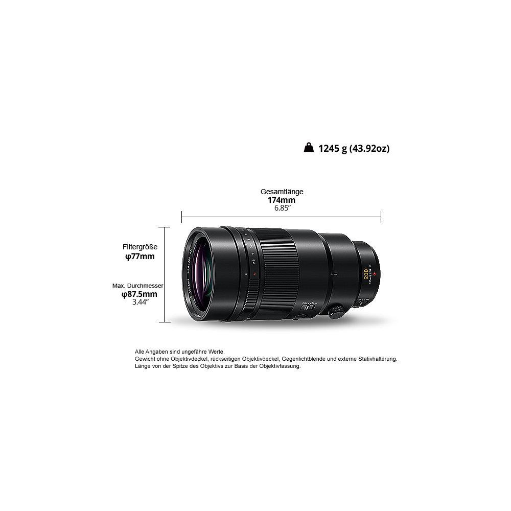 Panasonic Leica DG 200mm F/2.8 Festbrennweite Tele Objektiv (H-ES200), Panasonic, Leica, DG, 200mm, F/2.8, Festbrennweite, Tele, Objektiv, H-ES200,
