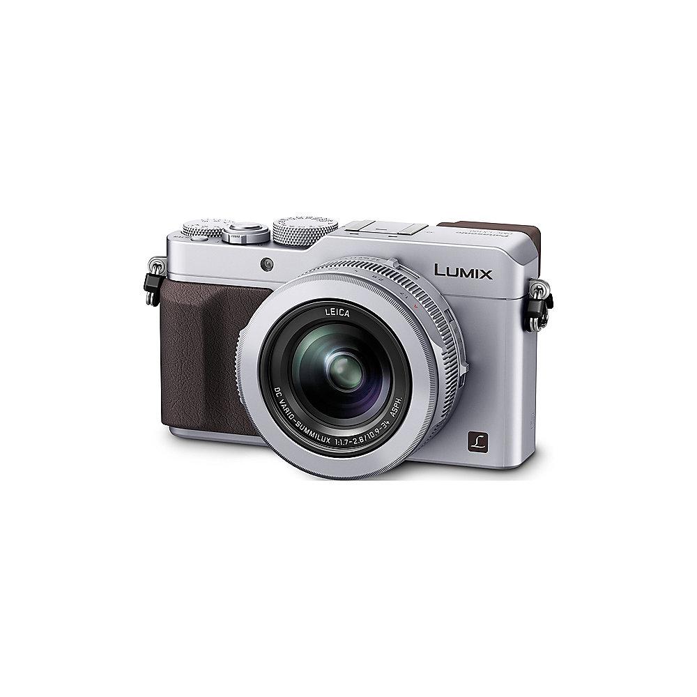 Panasonic Lumix DMC-LX100 Digitalkamera silber, Panasonic, Lumix, DMC-LX100, Digitalkamera, silber