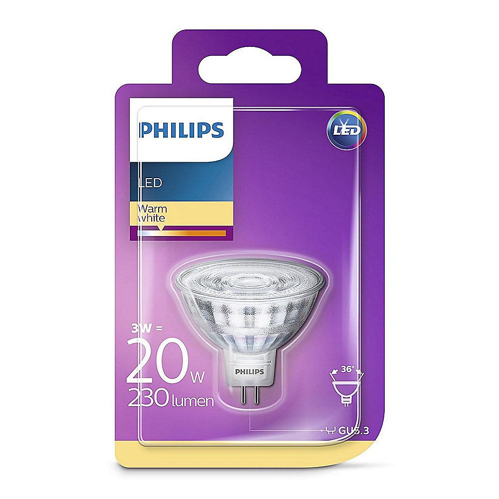 Philips LED-Spot Classic GU5.3 3W (20W) warmweiß, Philips, LED-Spot, Classic, GU5.3, 3W, 20W, warmweiß