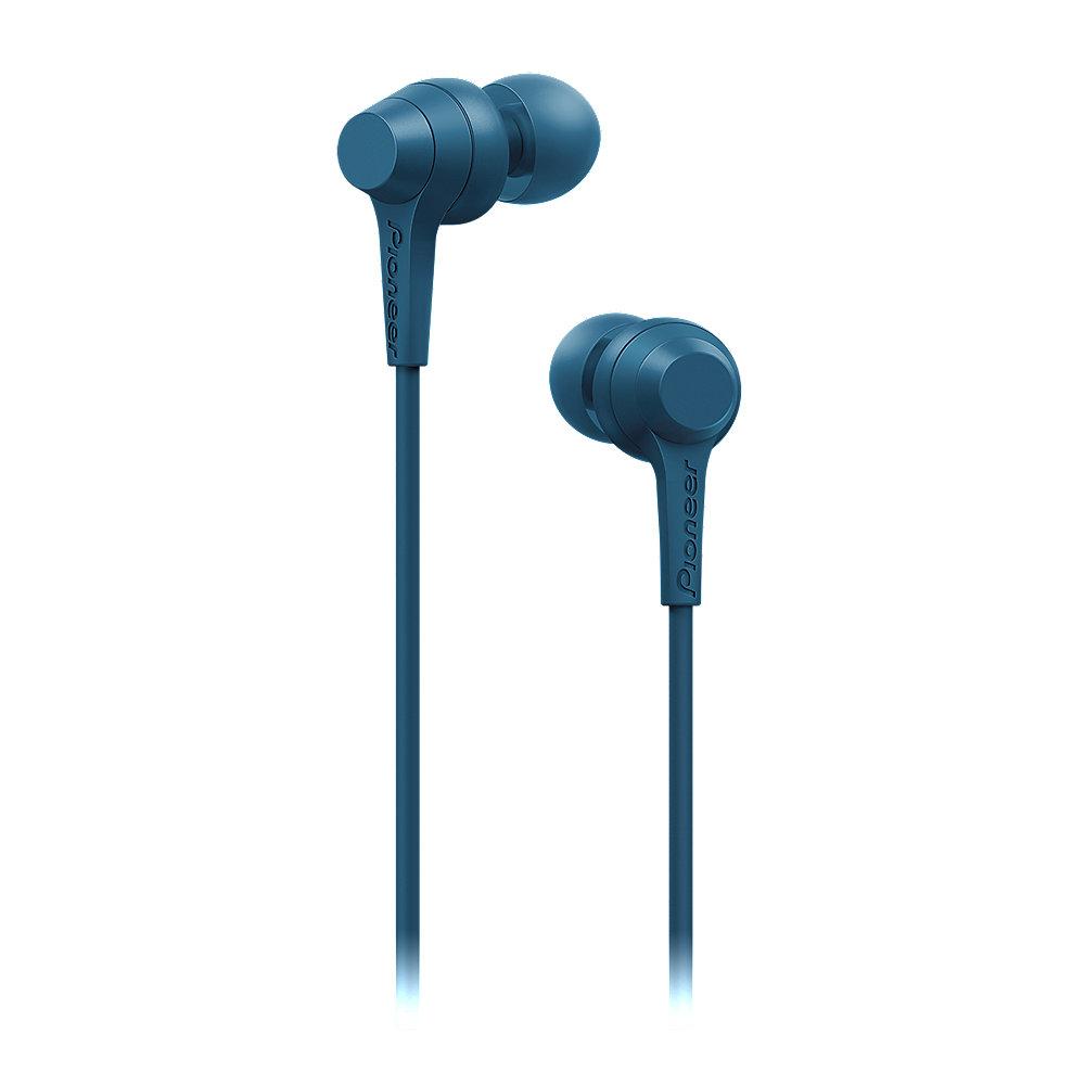 Pioneer SE-C1T(L) In-Ear Kopfhörer mit Mikrofon blau