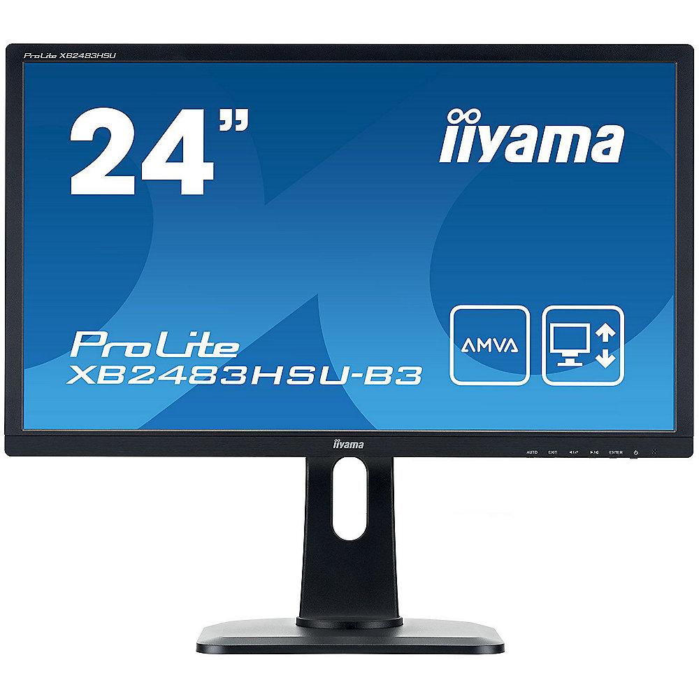 Projekt:iiyama ProLite XB2483HSU-B3 60,5cm (23,8