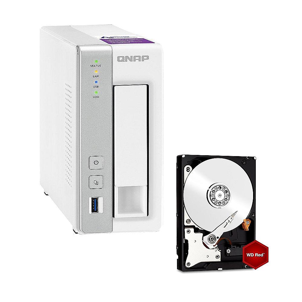 QNAP TS-131P NAS System 1-Bay 1TB inkl. 1x 1TB WD RED WD10EFRX